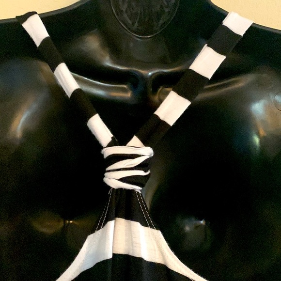 Official A&M Aggies Women’s Fancy Tank Top with opening in the back. - Picture 4 of 5